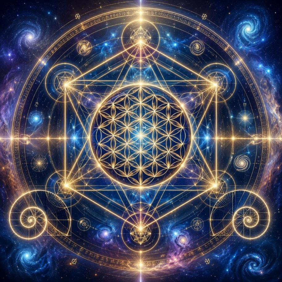 Metatron's Cube among the galaxies